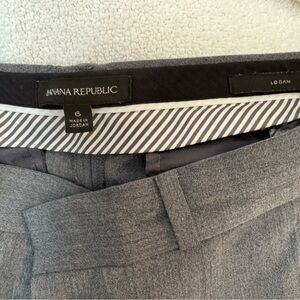 Banana Republic Charcoal Trousers Logan Size 6